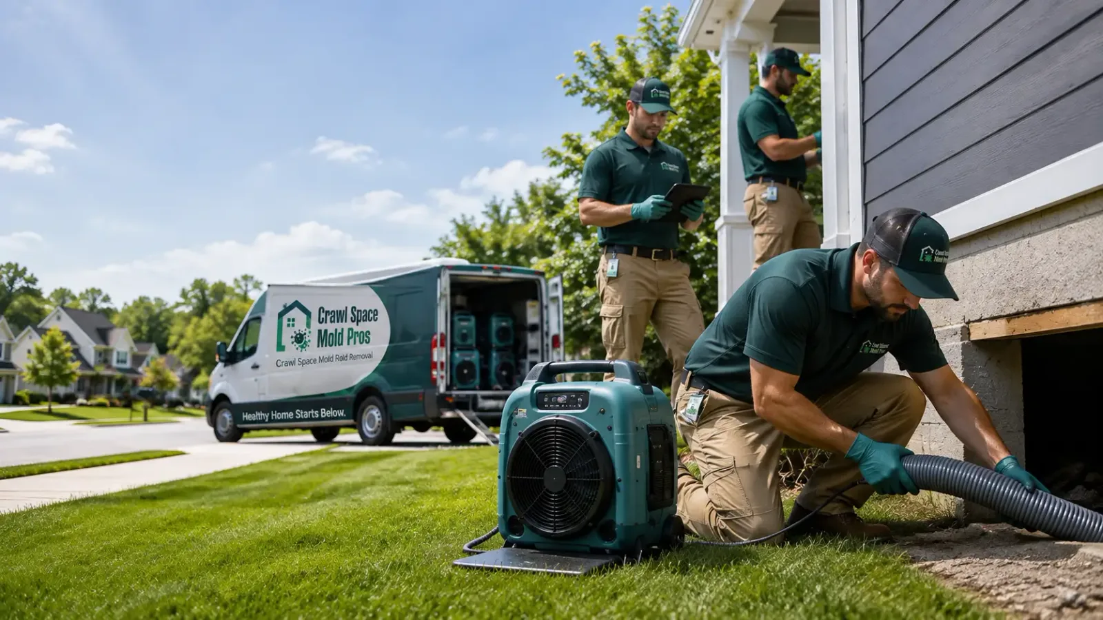 Crawl Space Mold Removal in Beacon Falls, CT